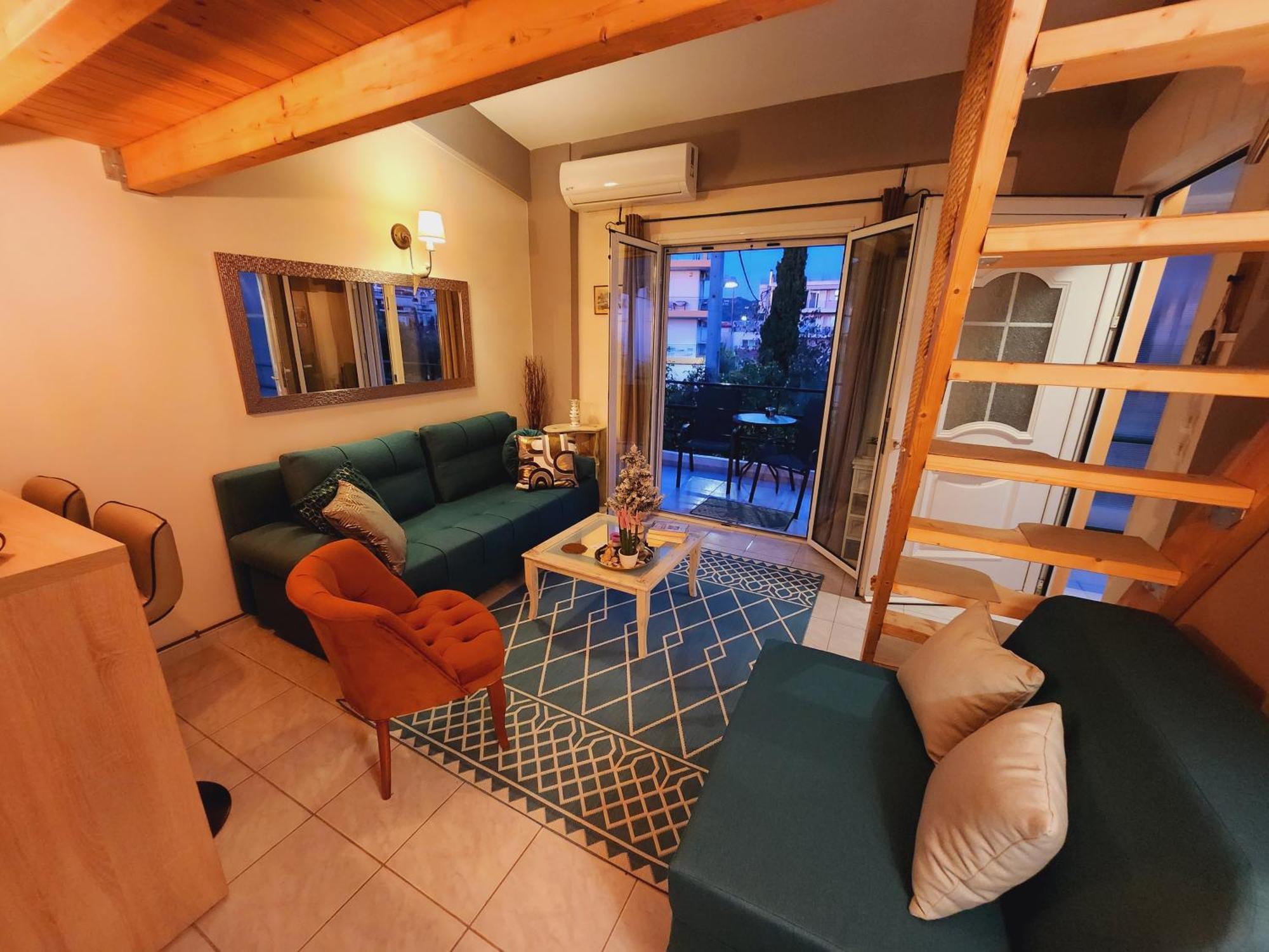Luxury Loft Apartment Sofia Pátra Eksteriør bilde